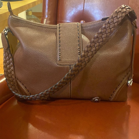 Brighton ~ Brown Leather Hobo Handbag ~ great preloved condition - Picture 16 of 16